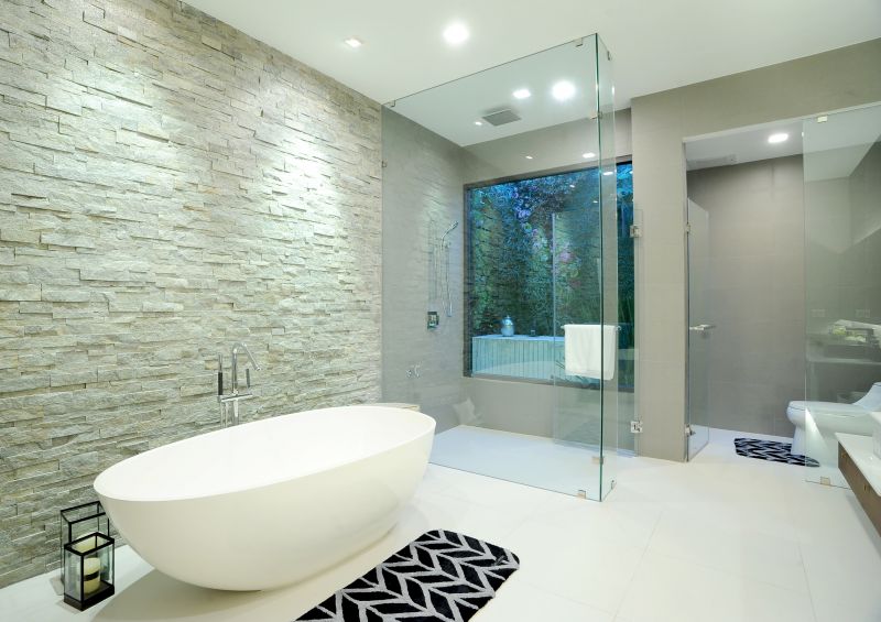 Luxury bathroom upgrade with freestanding tub