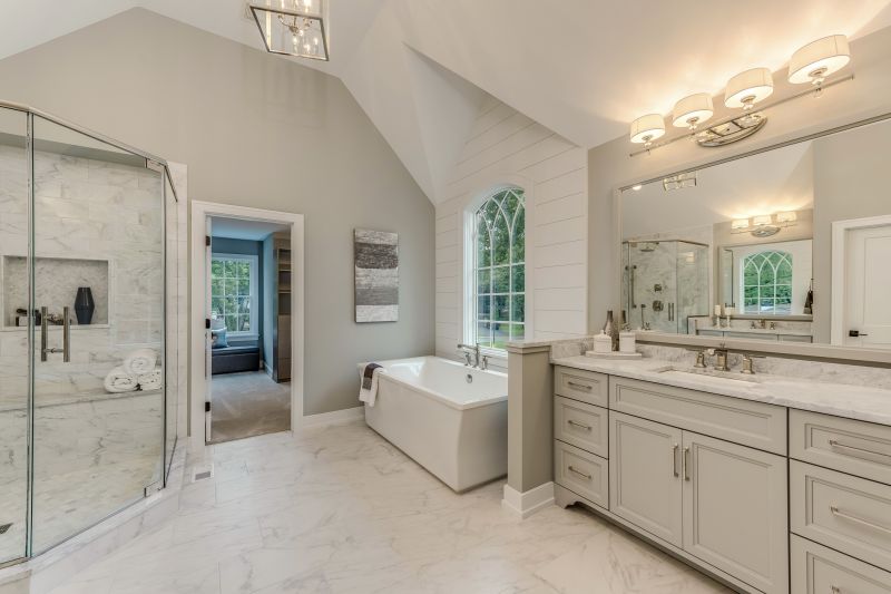 Elegant bathroom lighting